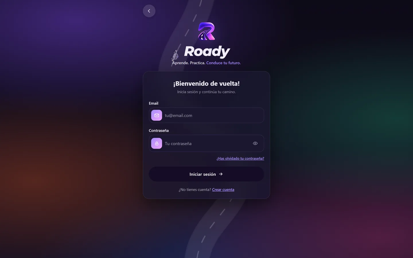 Captura de la web de Roady